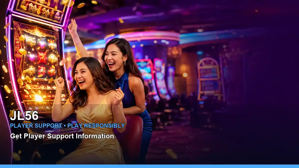 JL56 jackpot slot games featuring an adult Filipina casino host with a radiant composition