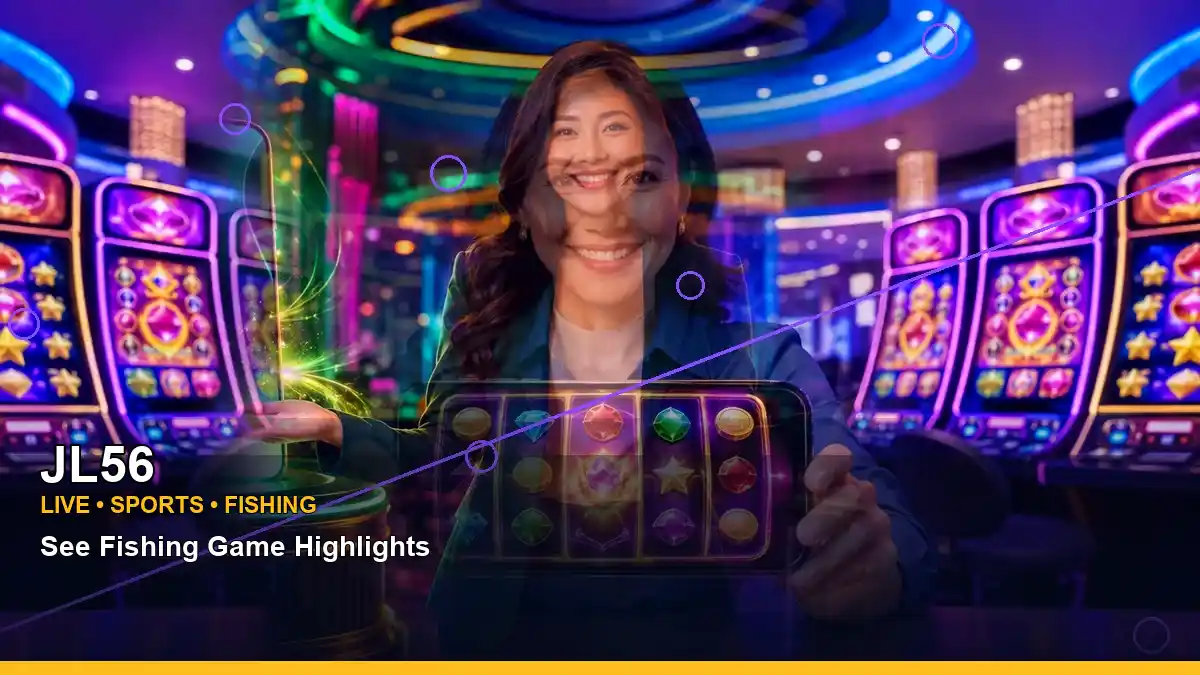 JL56 JL56 mg live information for Philippine users scene with centered burst free spins slot games for players in the