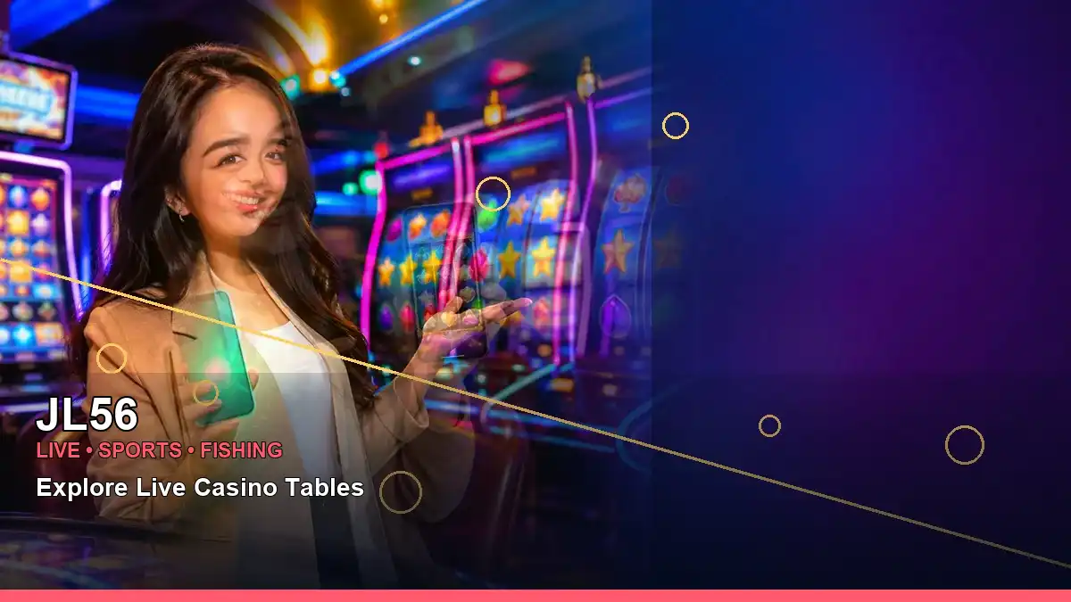 JL56 high-energy VIP casino rewards in a left-framed layout for Philippine players